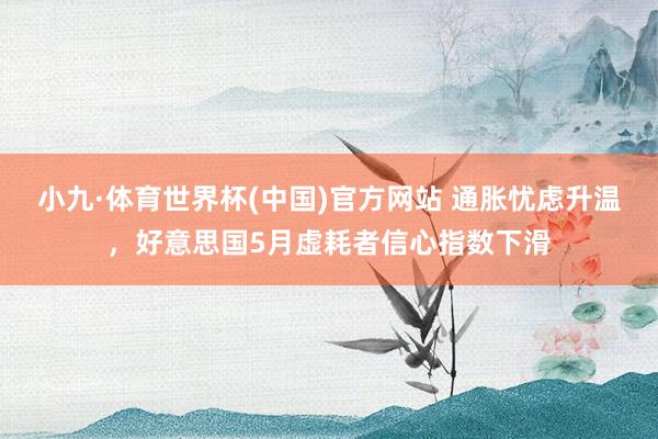 小九·体育世界杯(中国)官方网站 通胀忧虑升温,好意思国5月虚耗者信心指数下滑