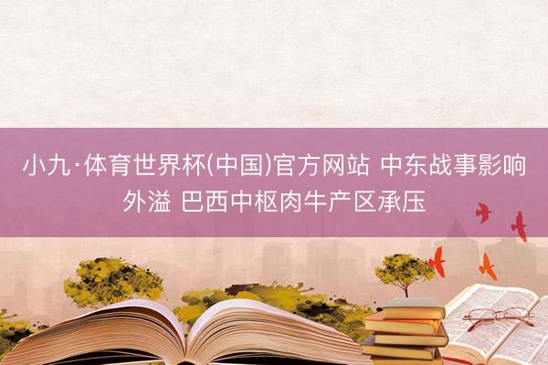 小九·体育世界杯(中国)官方网站 中东战事影响外溢 巴西中枢肉牛产区承压